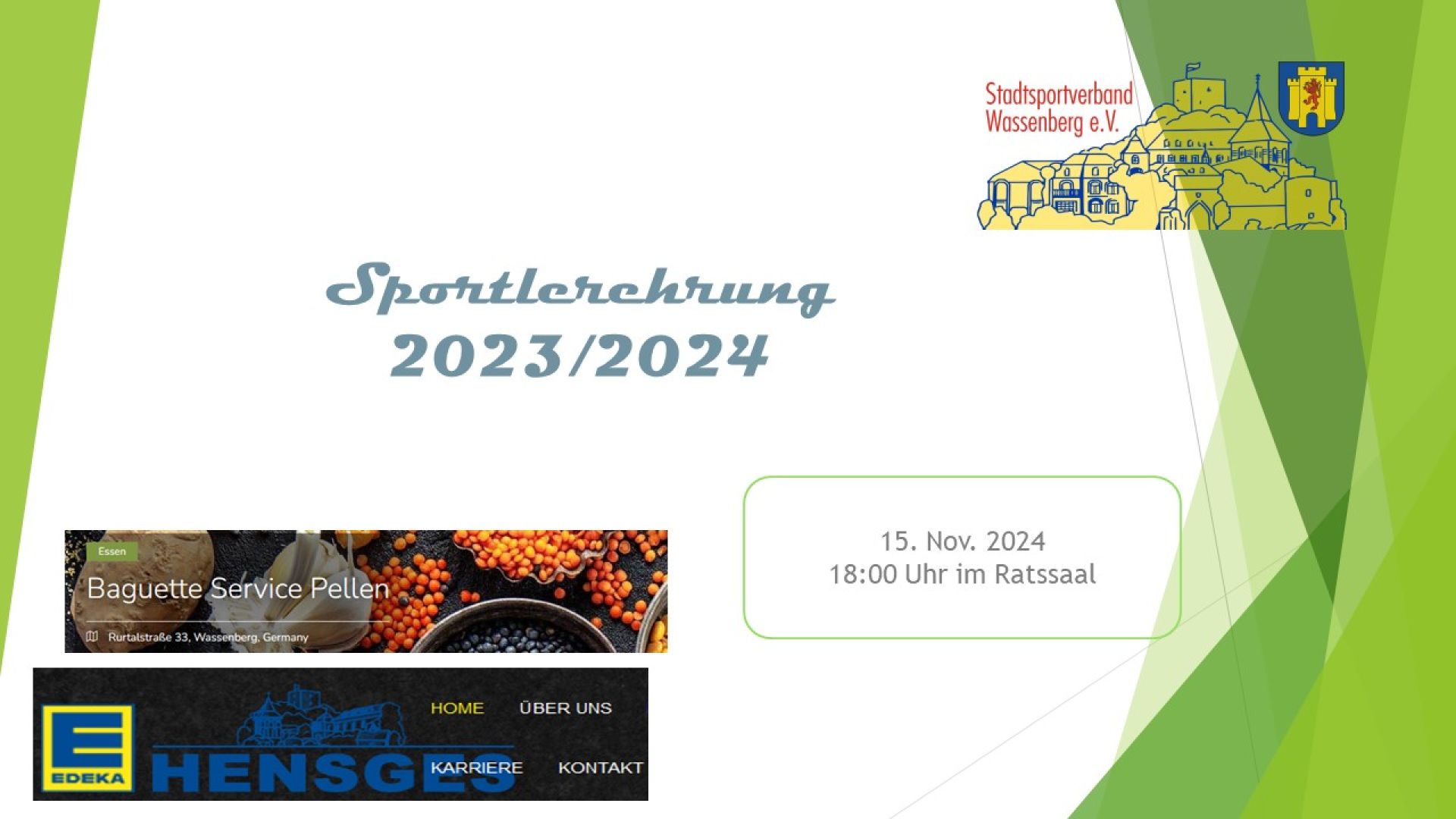 Sportlerehrung 2024
