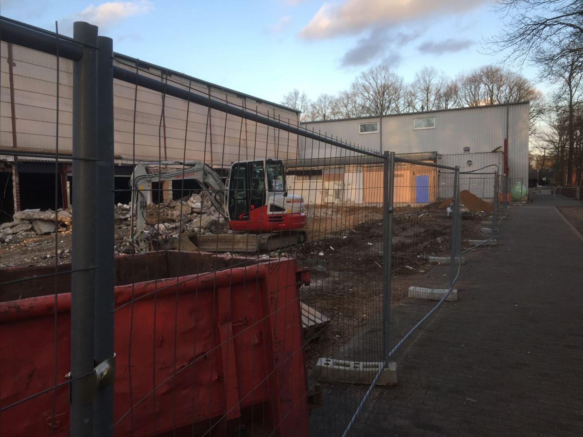 Fortschritt Hallensanierung der Großturnhalle