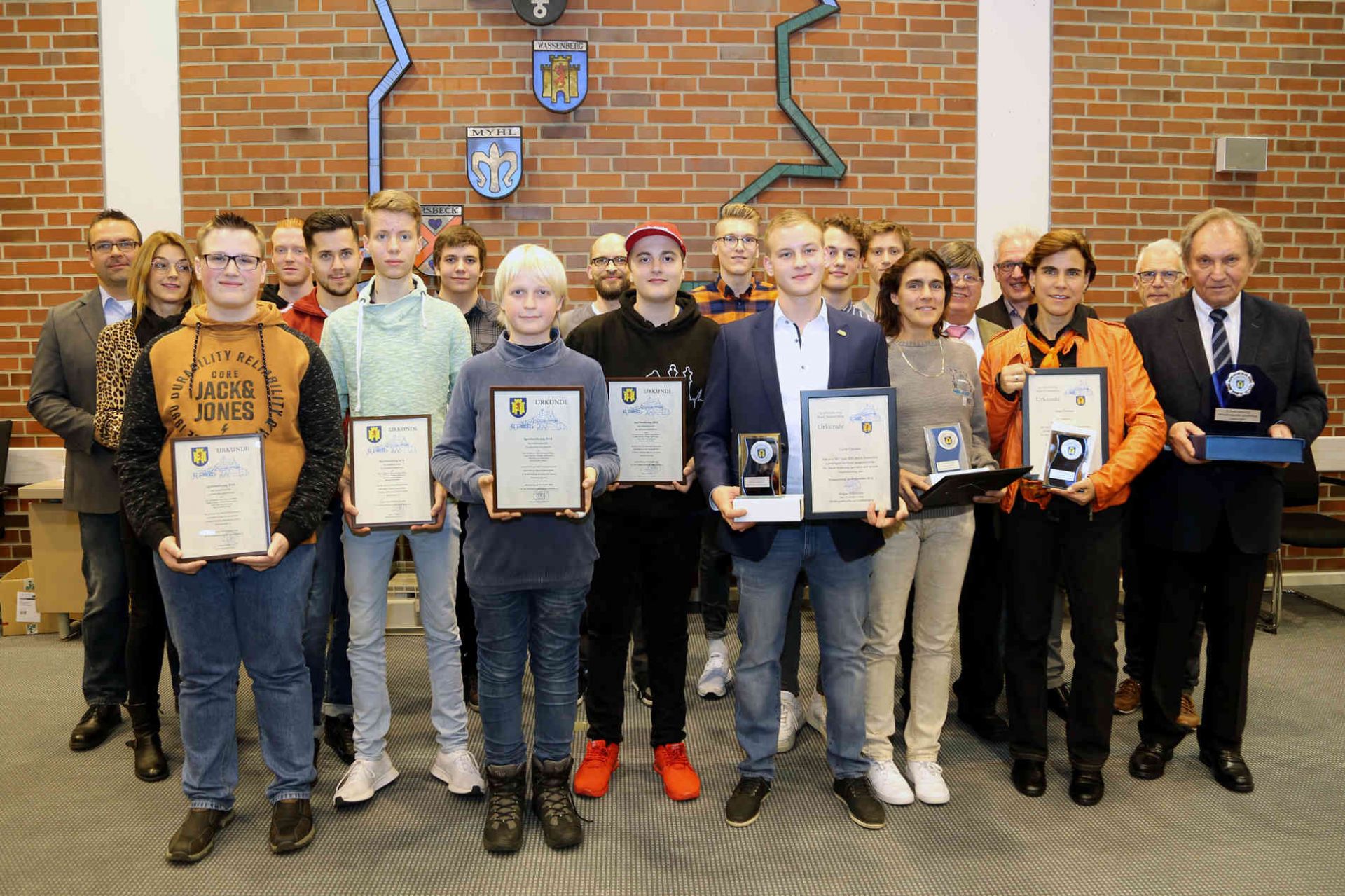 Ehrung in Wassenberg: Ausgezeichnete Leistungen im Sport